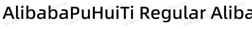 AlibabaPuHuiTi Regular AlibabaPuHui字体转换